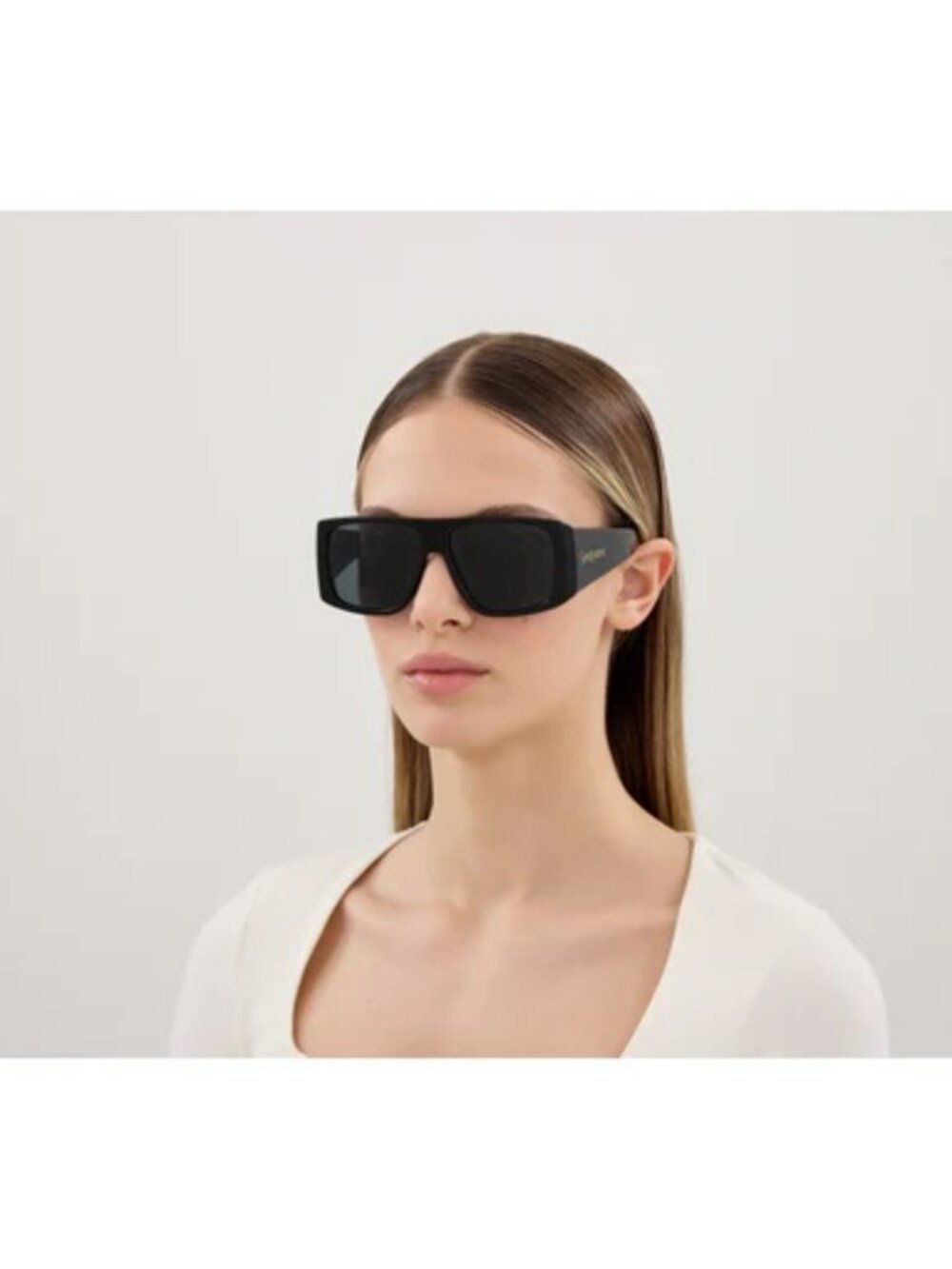 Saint Laurent Women Sunglasses Black Grey Square SL832 001 NEW AUTHENTIC - Picture 15 of 15